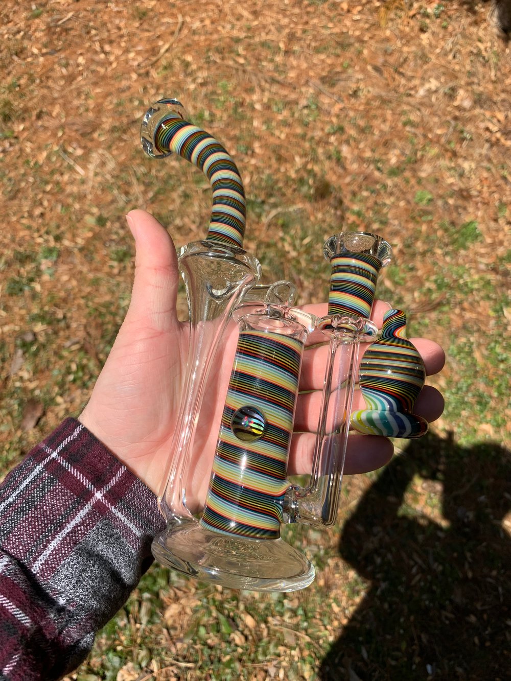 Black Rainbow Love Spiral Cycler