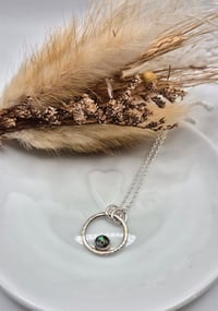 Image 1 of Blue Abalone Gemstone Pendant