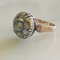 Image 2 of FOILED ROSE CUT DIAMOND RING