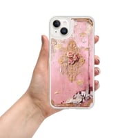 Image 24 of Pastel Pink Tattered Texture Rose Gold Goth Lolita Kawaii Inspired Clear Case for iPhone®