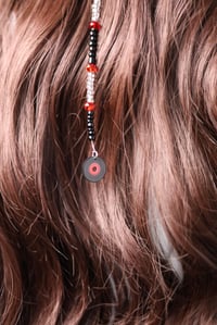 Image 6 of Glorified Record  Beaded Hair Clip 