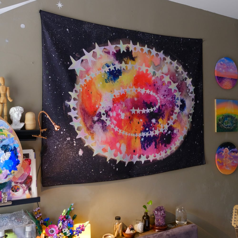 Image of SPIRAL STARS ✧ Tapestry 