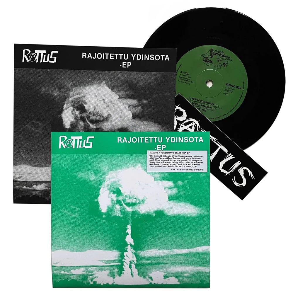 Rattus - "Rajoitettu Ydinsota” 7" (Finnish Import)