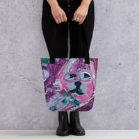 Funky Llama Tote Bag