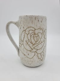 Image 1 of White Rose Mug  