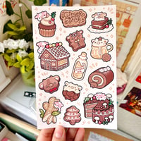 Image 1 of Ginger & Spice Dessert Sticker Sheet