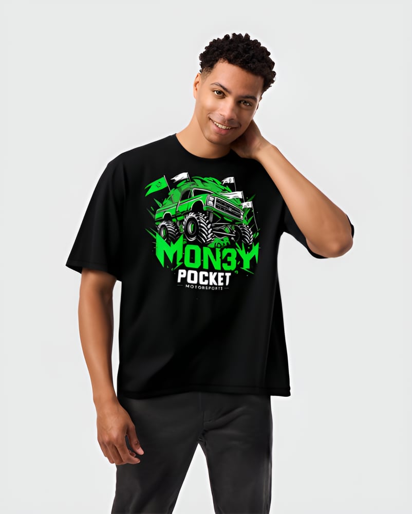 GREEN MONSTER TRUCK TSHIRT