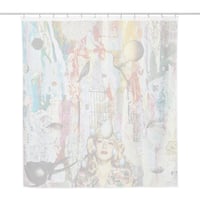 Image 6 of Ethyl Lynn - Metaphysical Collage -  Shower Curtain