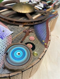 Image 4 of Found object sculptural guitar