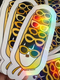 Image 2 of lil miss nymphia holographic sticker