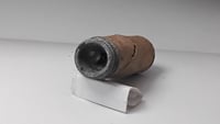Image 1 of Rare .58 caliber Civil War Relic Minie ball  in Original paper cartridge $32.00
