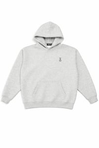 Image 1 of "VO" Heavyweight Hoodie "Heather Grey"