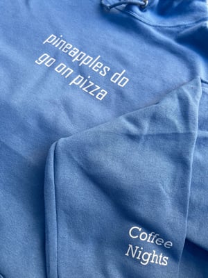 Image of Pineapples Columbia Blue Hoodie