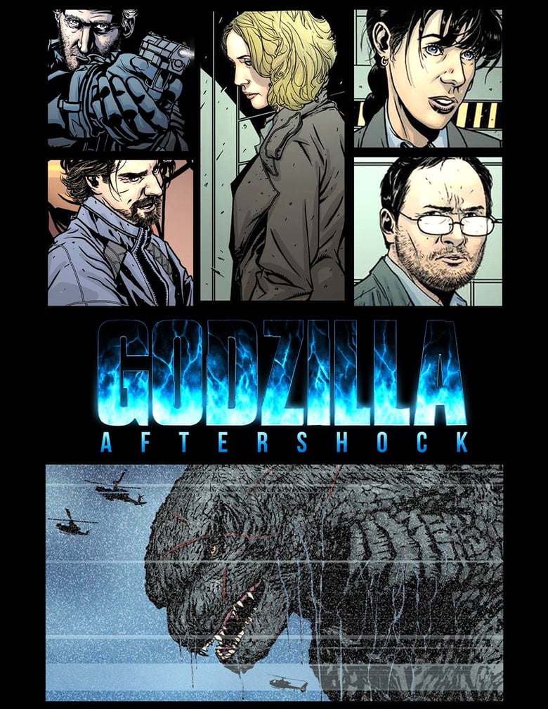 Image of Godzilla Aftershock Signed Art Print 