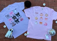 Spooky + Pumpkin Coquette Comfort Color Tees