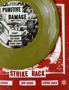 Image of Punitive Damage - Strike Back 7"