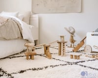 Image 2 of QToys Bamboo Building Block Set of 50
