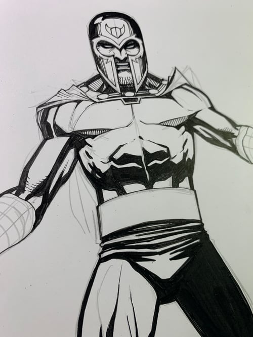 Image of JEAN GREY #1 page 08 original art (unfinished C)