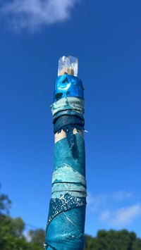 Image 4 of TURQUOISE TWIN- crystal wand
