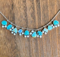 Image 1 of Turquoise & Freshwater Pearl Necklaces