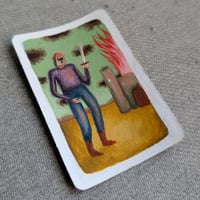 Image 2 of "Le château en feu"- Original art