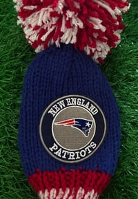 Image 2 of New England Patriots NFL custom Golf Club Cover hand knit logo  football fan  gift-ea9ce8b0