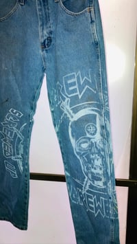 Image 2 of Rustler Screw Skull Jeans 