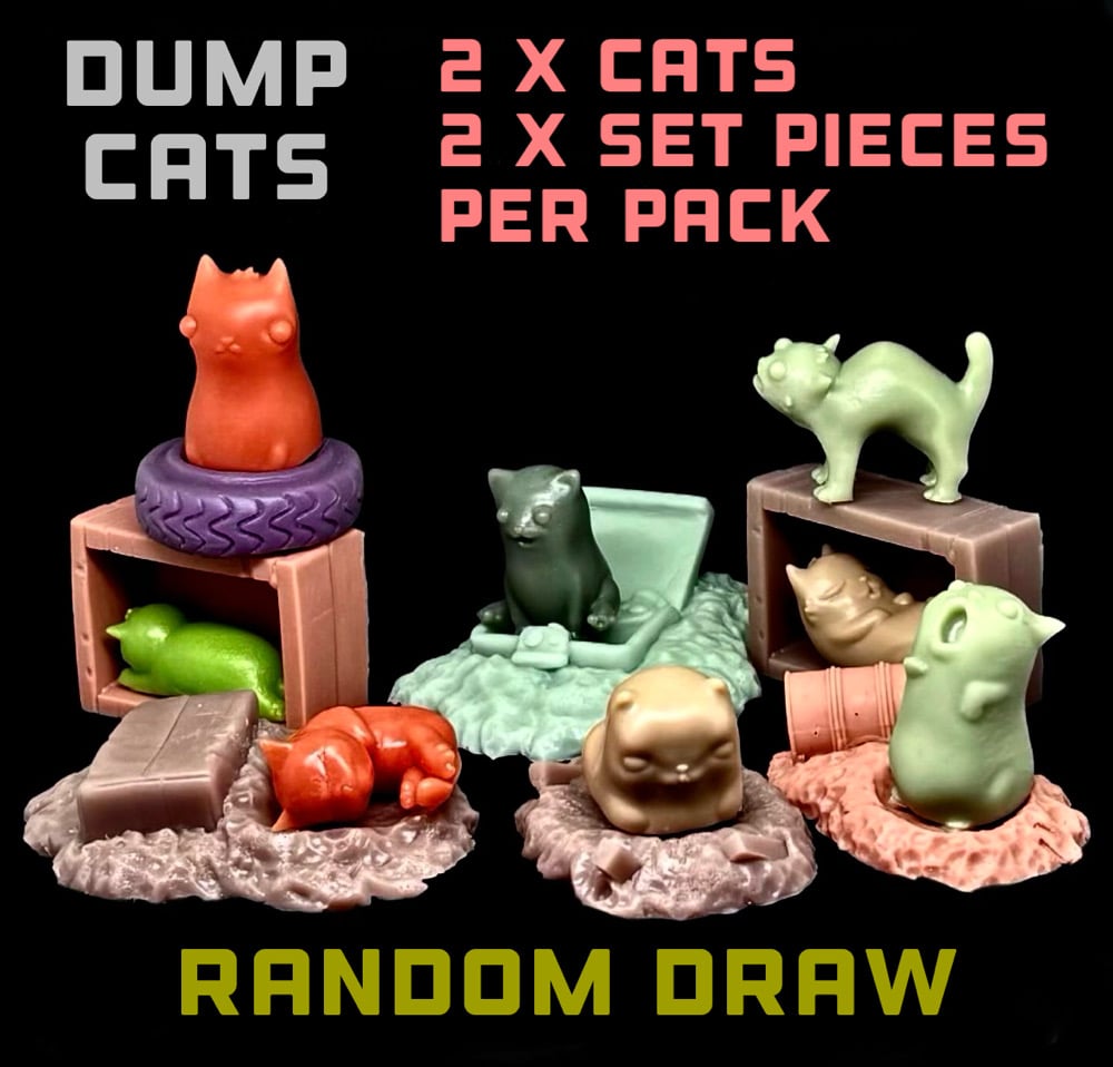 Image of Dump Cats 2-packs (keshi) random draw