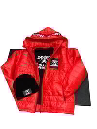 Image 1 of SayLess Apparel Puffer (Red)