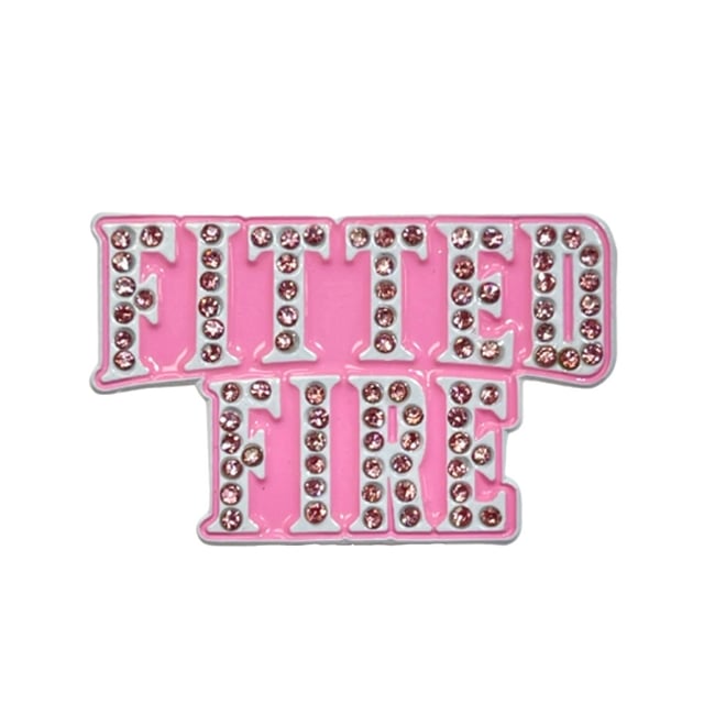Iced Out Wordmark Pin - Pinky