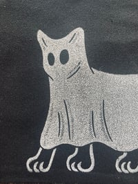 Image 2 of Ghost Cat Zipper Pouches!