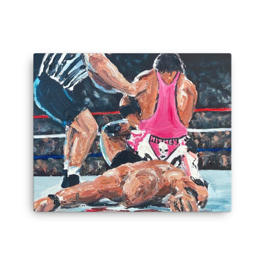 Image of Sharpshooter canvas print 16” x 20” 
