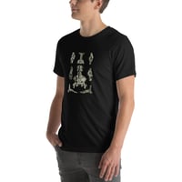 Image 10 of Antique Anatomical Illustration Foot, Pelvis, Knee Bones Unisex t-shirt