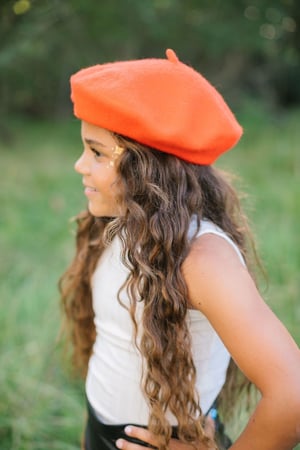 Image of Jack o Lantern Beret 