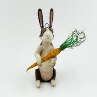 Image 2 of Large Dutch Rabbit with Carrot