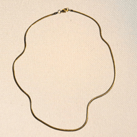 Image 3 of 18k Herringbone Necklace