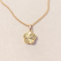 Image 1 of Gold Flower Necklace
