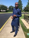 Custom Male Kaftan (Plaid Fabric)