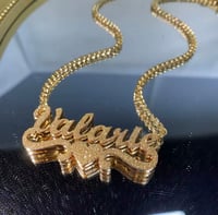 Image 2 of Glitter Custom Name Necklace