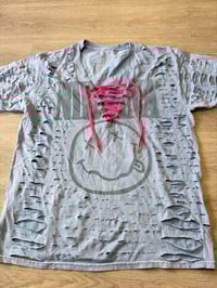 Large blue Nirvana pink top lace destroyed 