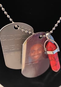 Image 4 of Personalize customize dog pendant with free healing stone while supplies last 
