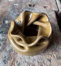 Image 1 of Crumple Vase Ochre