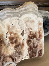 Image 5 of White Aragonite Polished Slab #2125