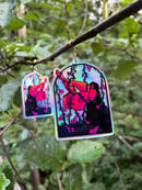 Image 2 of Caught Up Holographic Acrylic Earrings 