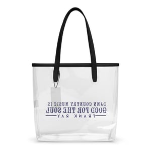 Image of Damn Country Music Clear tote bag