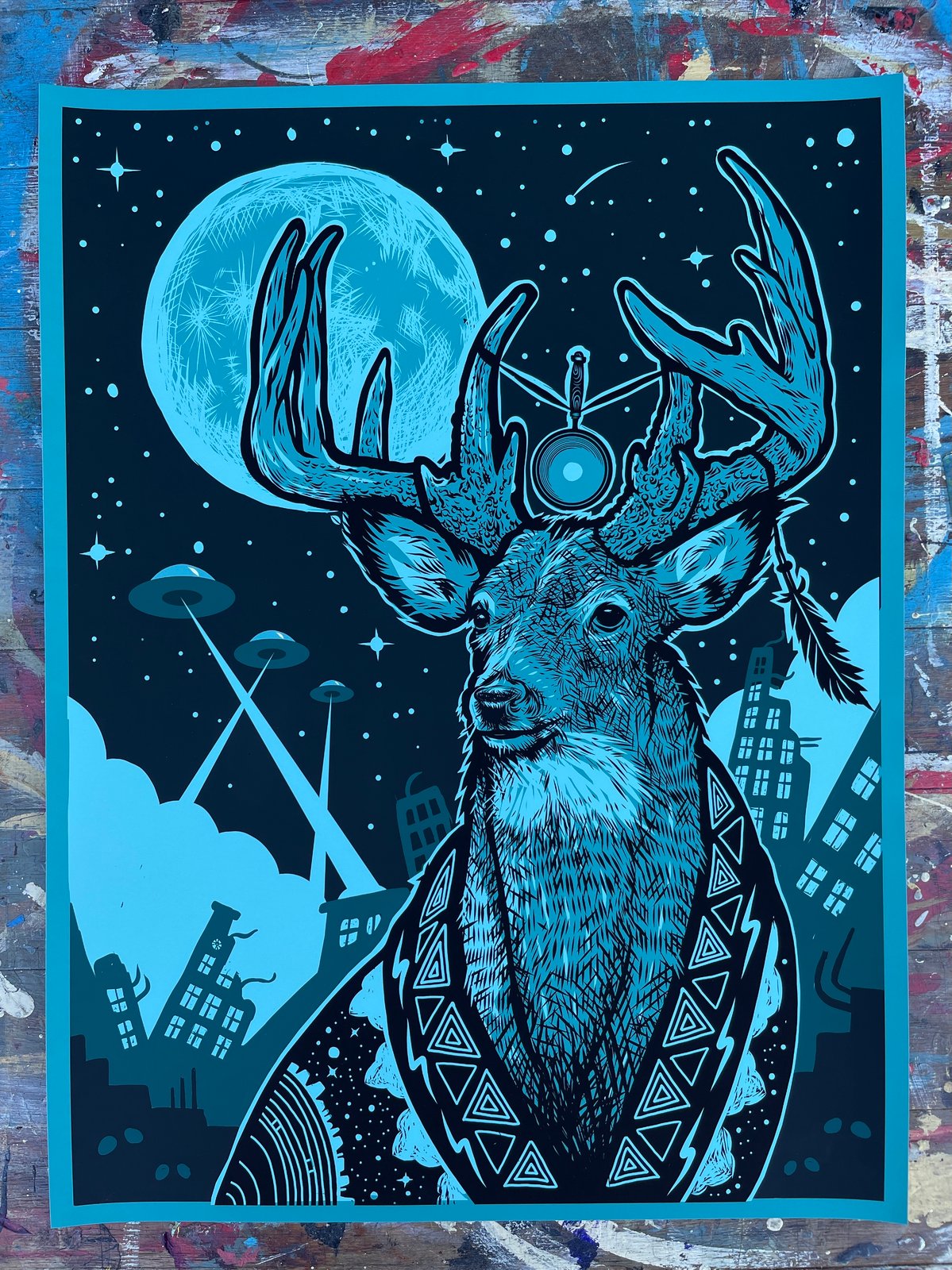 Framed Escape from Asheville Giclee Print | Andy Herod