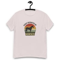 Image 6 of Unisex classic tee, Easily Distracted By Horses Tee