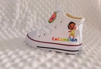 Image 11 of Cocomelon Toddler Girls Custom Canvas Shoes
