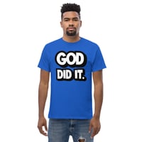 Image 4 of God Did It Men's Tee