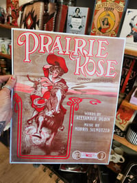 Image 3 of Prairie Rose Cowgirl Victorian Art print